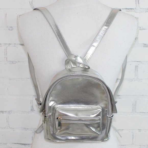 Silver Mini BackPack - Picture 1 of 6